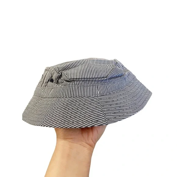 NWT Nautical Sailor Themed Bucket Hat Infant Boys Size 6-12 months - Picture 4 of 8